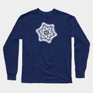 Paper Snowflake design no. 3 Long Sleeve T-Shirt